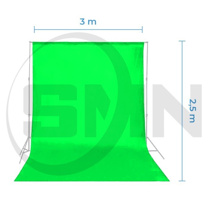 BACKGROUND KAIN POLOS (3 X 2.5M) FOTO STUDIO