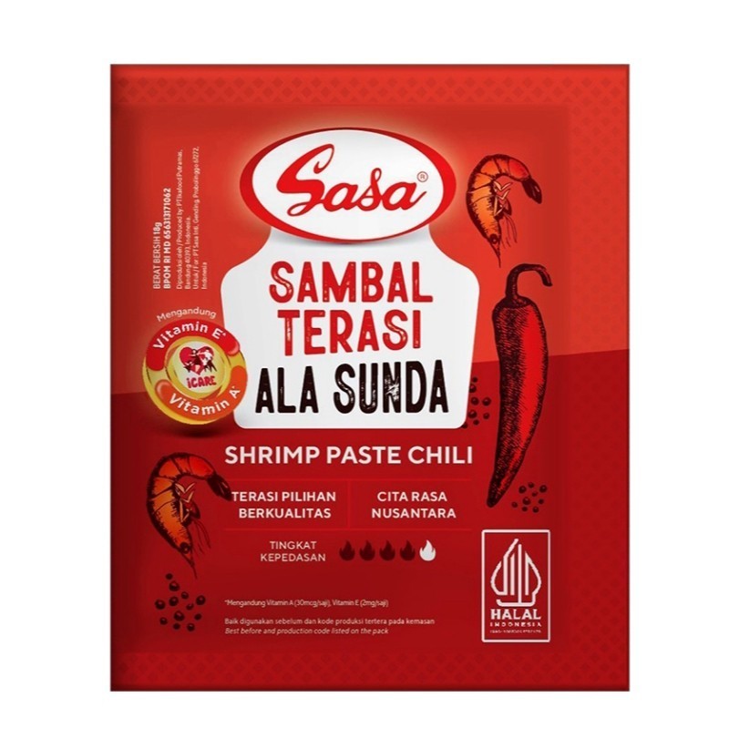 

SASA Sambal Terasi Ala Sunda 10 x 18 g