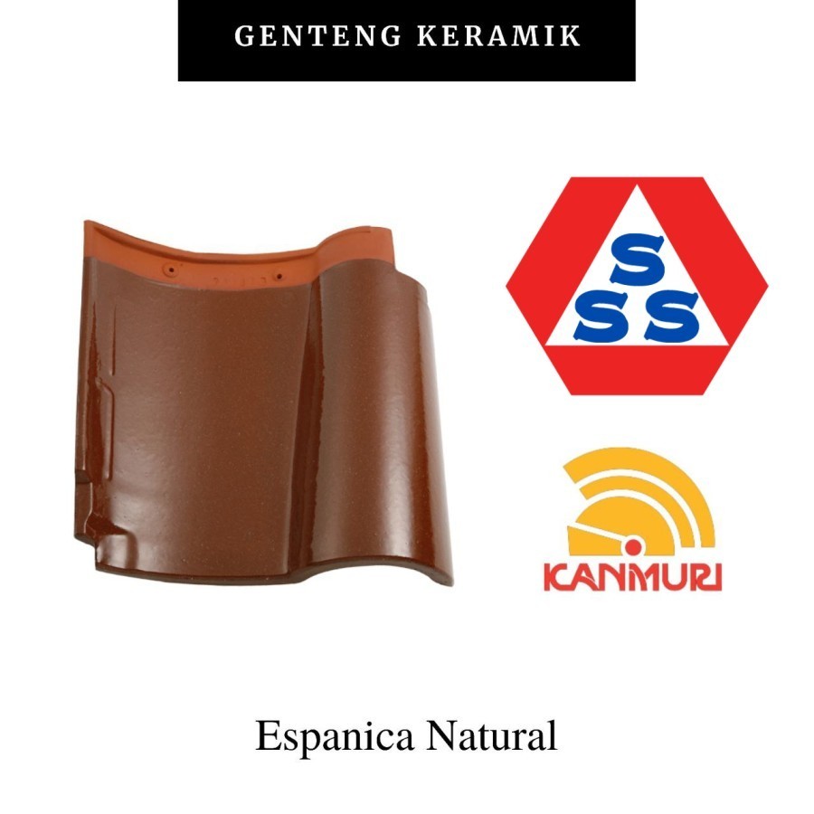genteng keramik kanmuri espanica natural