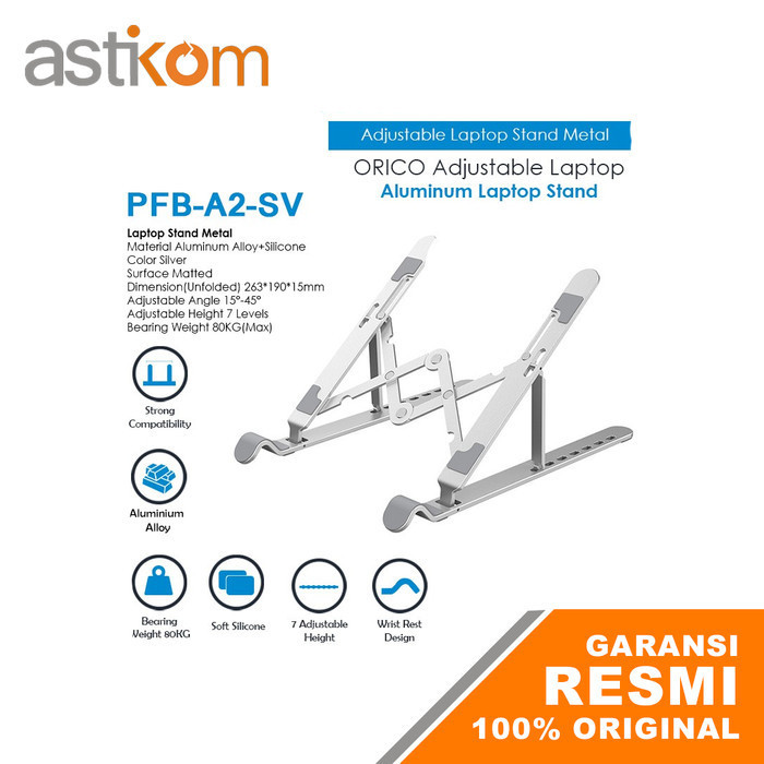 Orico Adjustable Laptop Stand Metal - Orico Pfb-A2 Stand Laptop
