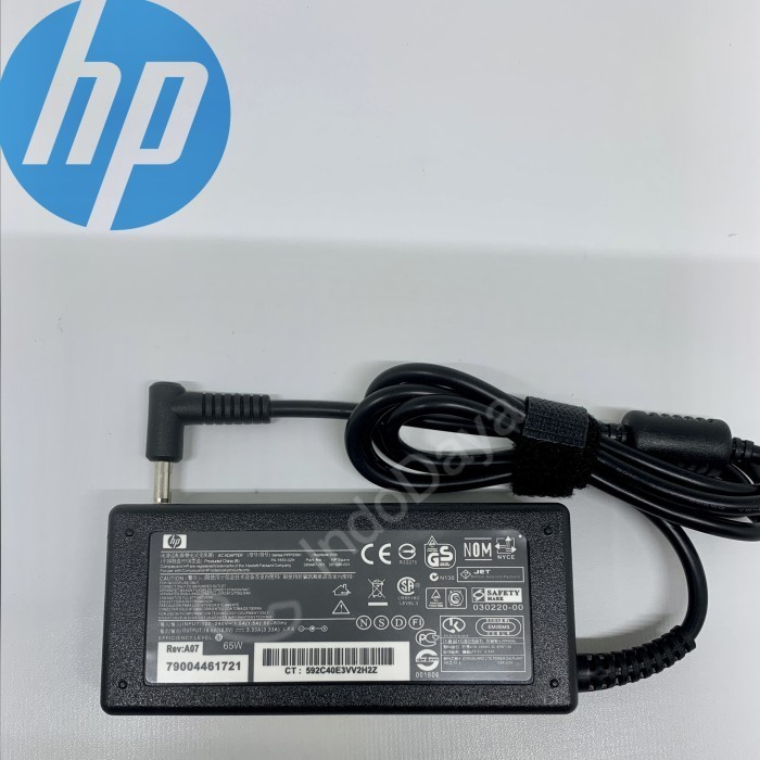 Adaptor Cas Charger Laptop Original Hp 14 Envy Pavilion 19V 3.33A