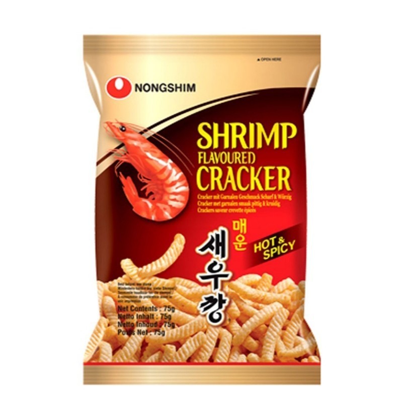 

NONGSHIM Shrimp Crackers Hot & Spicy 75 g