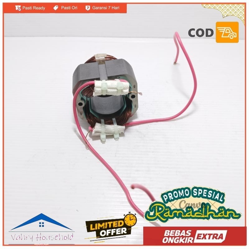 STATOR MESIN MOTOR DEERMA VACUUM CLEANER DX810 DX 810 ORIGINAL