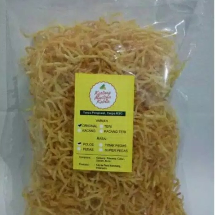 

Kentang Mustofa 250 Gram Tanpa Bumbu/Plain