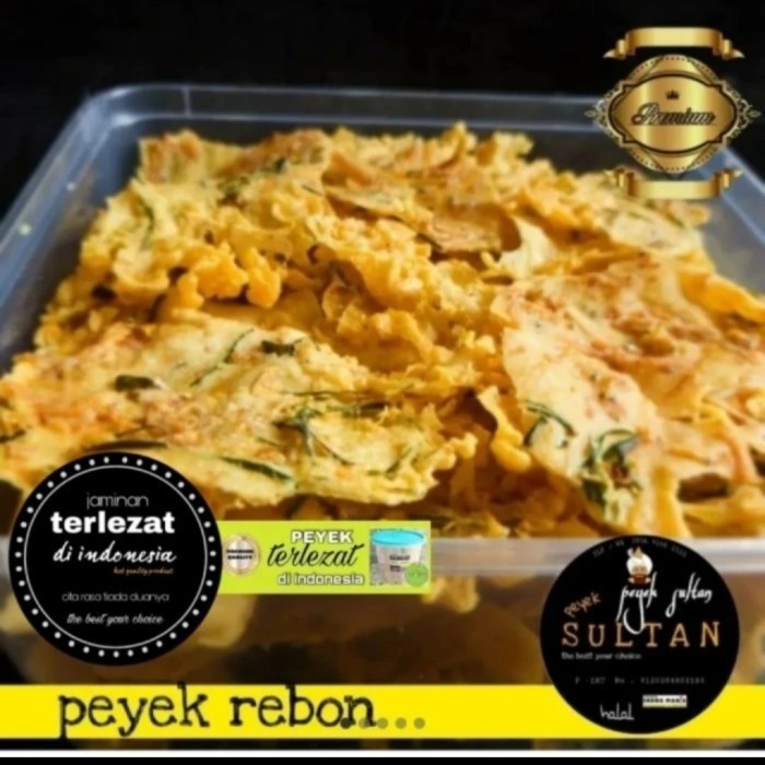 

Aneka Peyek Empuk Kriuk Garing Harum Renyah Peyek Sultan Kotak Besar