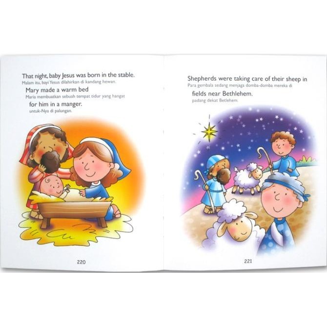 [Baru] Alkitab Untuk Balita Buku Cerita Alkitab Anak Bahasa Indonesia Inggris