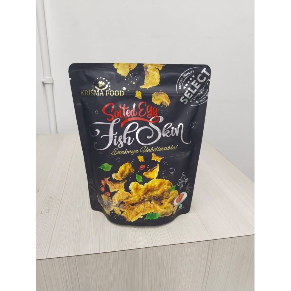 

Krisma Food Ed Egg Fish Skin 100 Gr Keripik Kulit Ikan Telur Asin