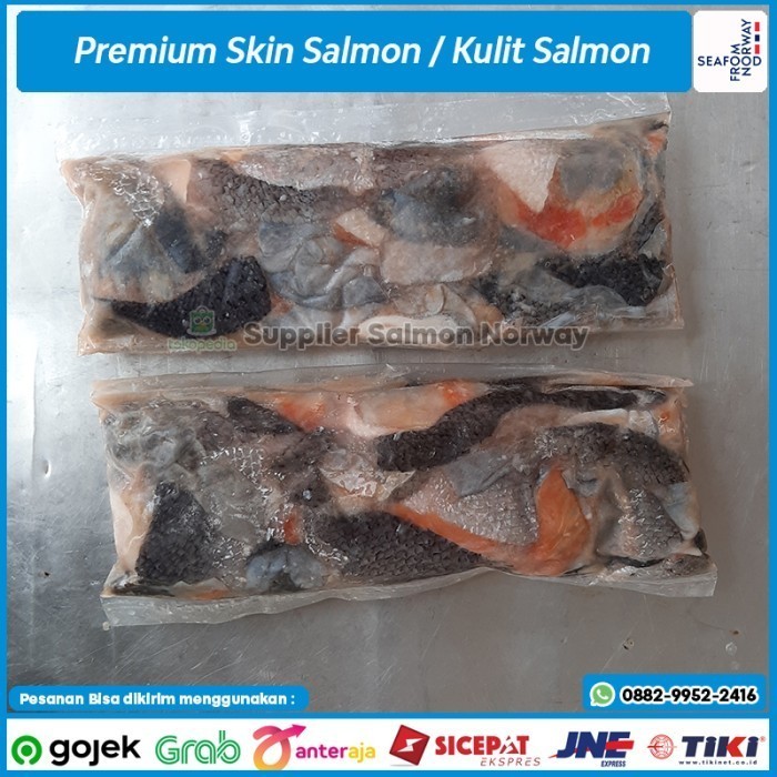 

Kulit Salmon 1 Kg - Kulit Ikan Salmon - Salmon Skin