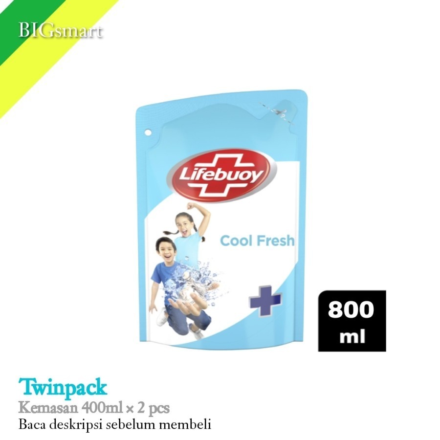 Lifebuoy Sabun Mandi Cair Cool Fresh 800 ml