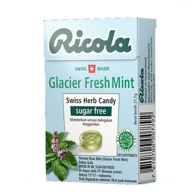 

Ricola Sugar Free Candy Glacier Fresh Mint 40 g