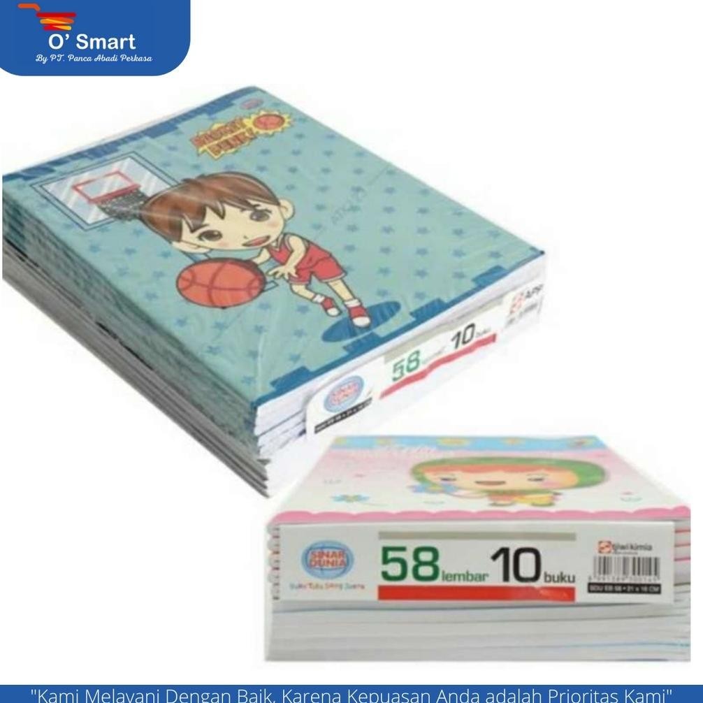 

Wd-54 Sidu Buku Tulis Sinar Dunia Isi 58 Lembar (1 Pack Isi 10 Pcs) Viral