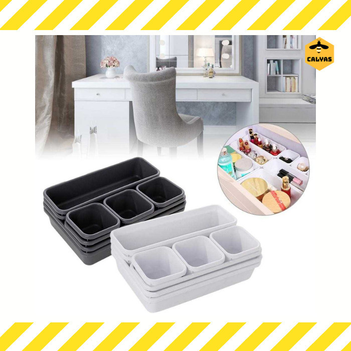 

KOTAK PEMBATAS LACI ORGANISER DIVIDER CASE ORGANIZER 8 PCS