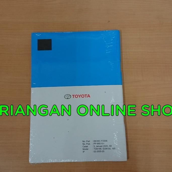 [New] Manual Book Buku Pedoman Toyota Fortuner