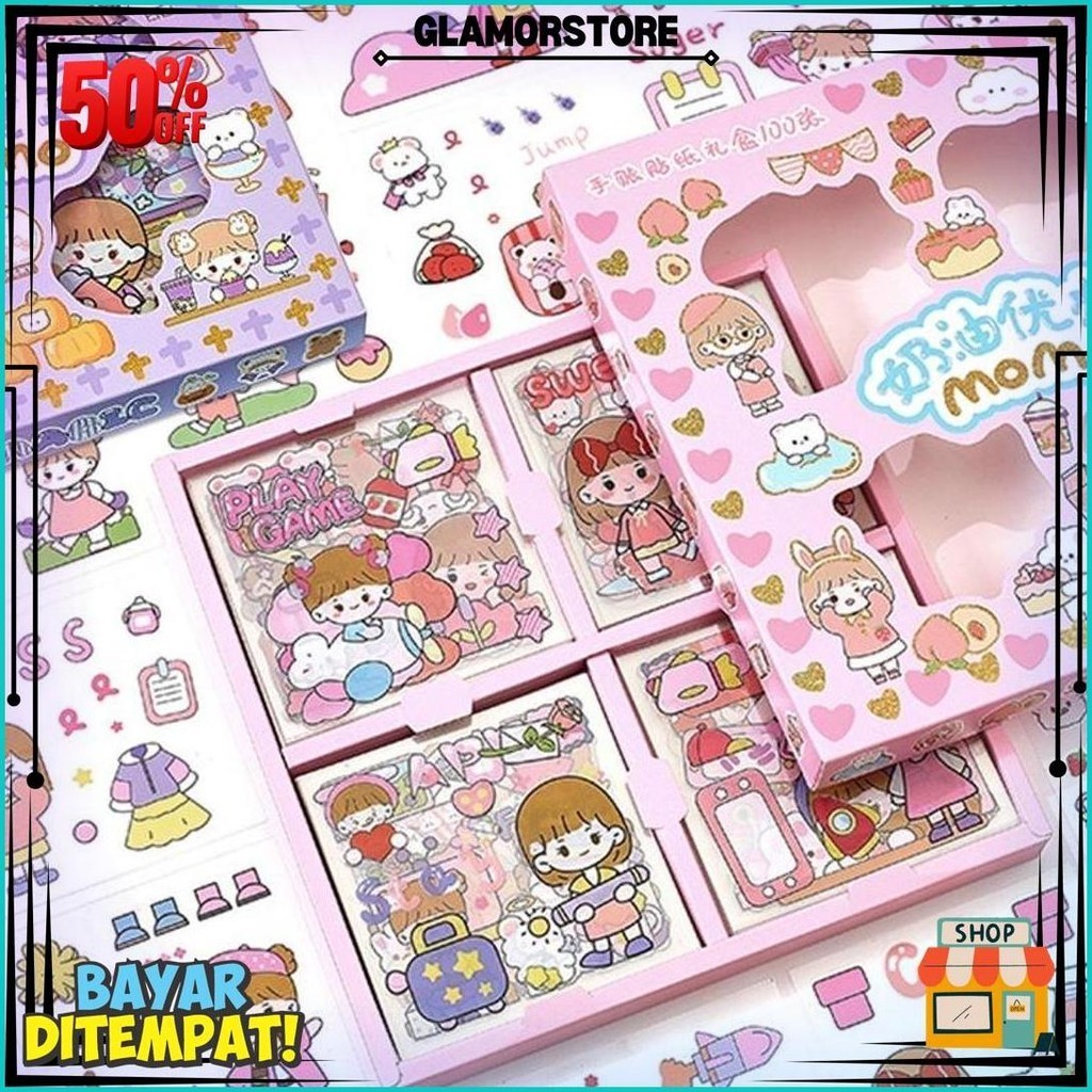 

Idolmart Stiker 100 Lembar Stiker Motif Kartun Korea Lucu Anti Air Dekorasi Handbook Scrapbook Diy Surabaya Sale