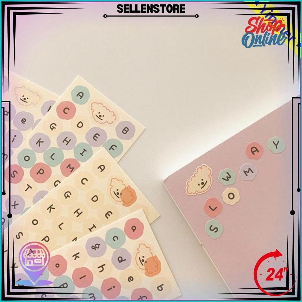 

Cod1Pc Stiker Alpabet Huruf Angka Kartun Lucu Beruang Stiker Untuk Dekor Buku Jurnal / Diary Warna Anti Air Murah-Yinmer Promo