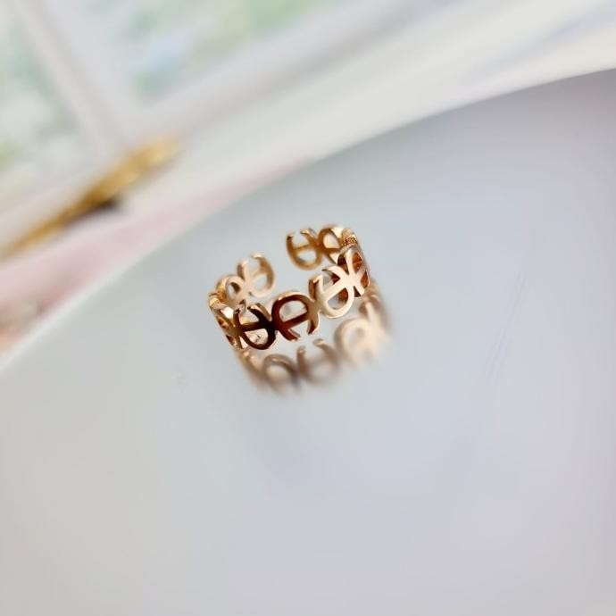 Cincin titanium model A/ cincin titanium anti karat/cincin impor
