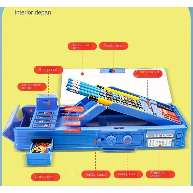 

BISA COD Kotak alat tulis Astronot Pria Kotak pensil kata sandi multi-fungsi yang cocok untuk siswa kelas 1-3 TK su-146