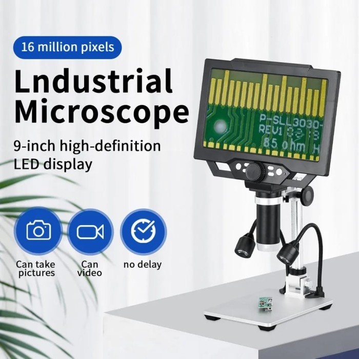 Mikroskop 1600x Microscope Industri Inspeksi Servis Hp 1200x