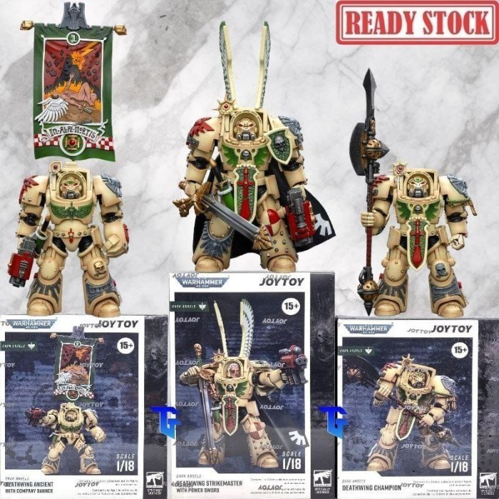 Murah Joytoy Warhammer 40K Dark Angels Deathwing Strikemaster With Power Sword Jt9169 - Deathwing