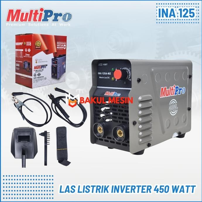 Multipro Solid 125 Mesin Travo Las Listrik Inverter 450Watt