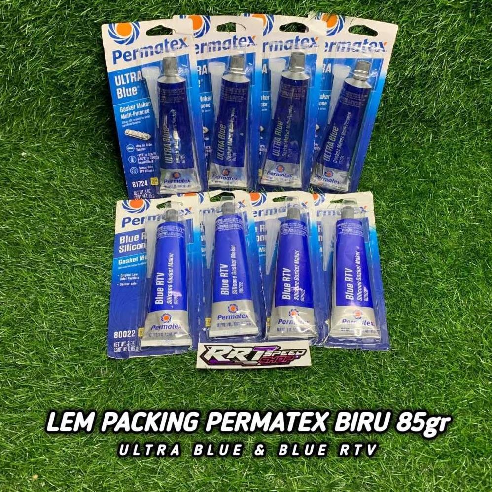 

PROMO Lem PACKING biru permatex 85gr BLUE ULTRA RTV TERBAIK ke-72