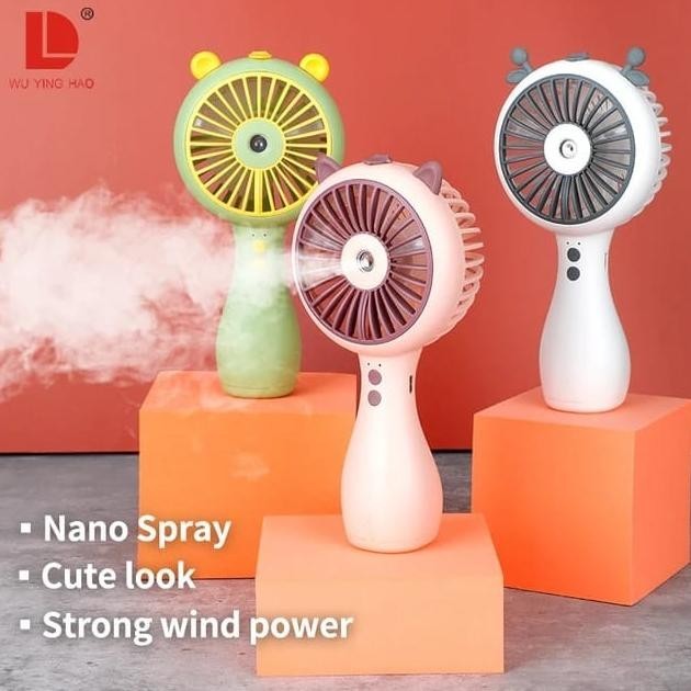 KIPAS ANGIN MINI NANO SPRAY PORTABLE CUTE SPRAY FAN PORTABLE USB