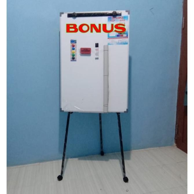 

Jual Flipchart / Papan Tulis Daiki Roda Magnetic Uk 70X100 Cm