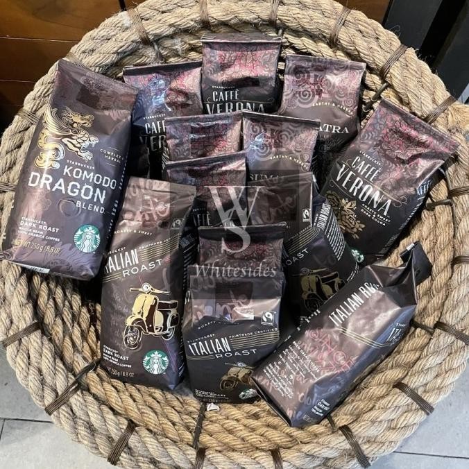 

Whole Bean Dark Roast 250Gr Starbucks Brew Me Coffee Grind