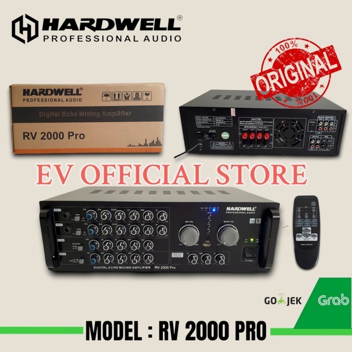 Terlaris Amplifier Karaoke Hardwell Rv 2000 Original Kualitas Terbaik
