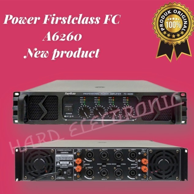 Terlaris Power Amplifier Firstclass Fc A6260 / Fca 6260 / Fc-A6260 Original