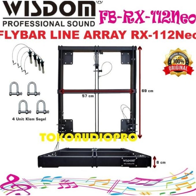 Jual Fly Bar Line Array Wisdom Rx-112 Gantungan Line Array Wisdom Rx112