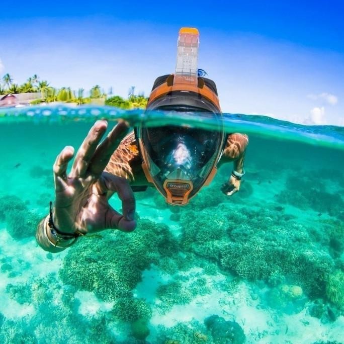 Masih Ada Ocean Reef Aria Full Face Snorkling Mask