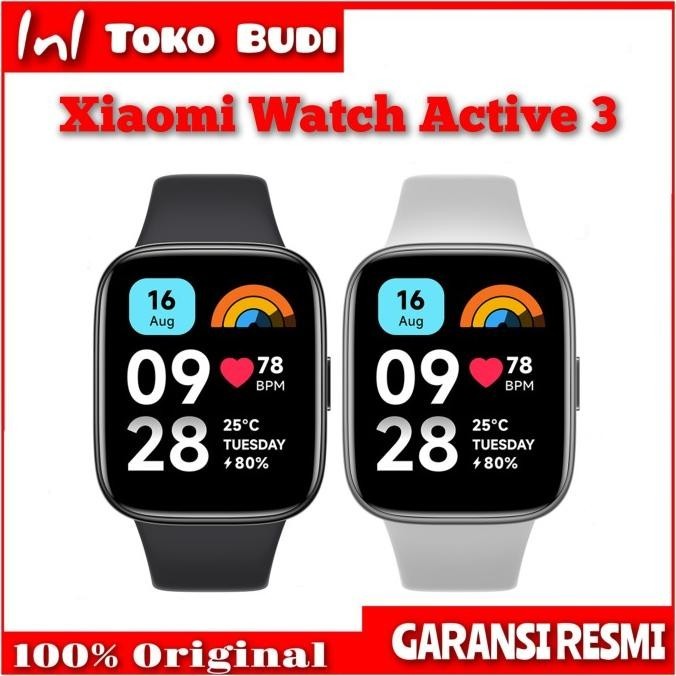 Xiaomi Redmi Active 3 Smartwatch Garansi Resmi Tam New