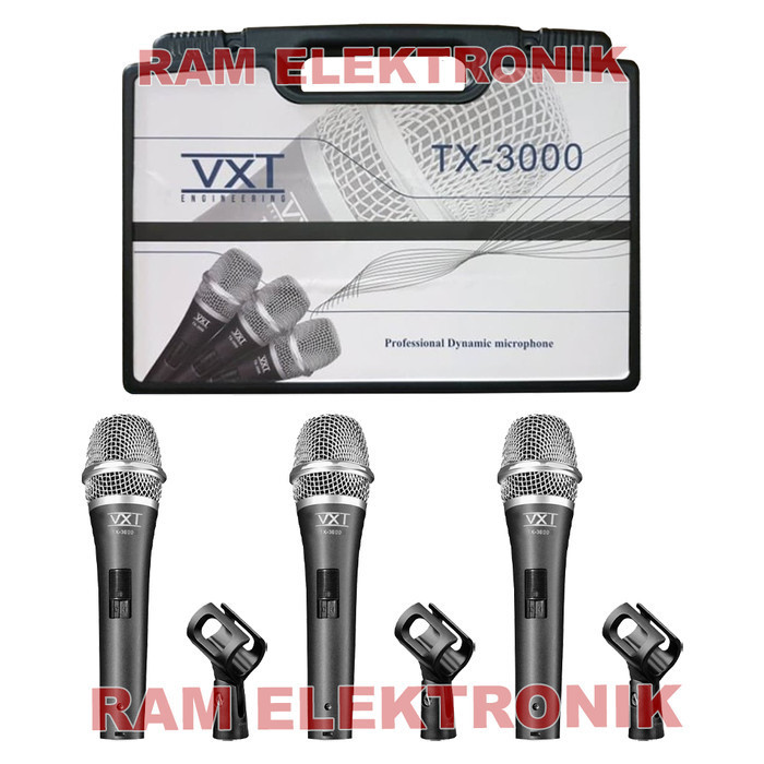 Mic Microphone Wire Kabel Vxt Tx3000 Tx 3000 Isi 3 Mik Original