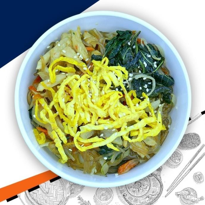 

Japchae Korea 400 Gram FrozenFood Khusus Gosend / Grab