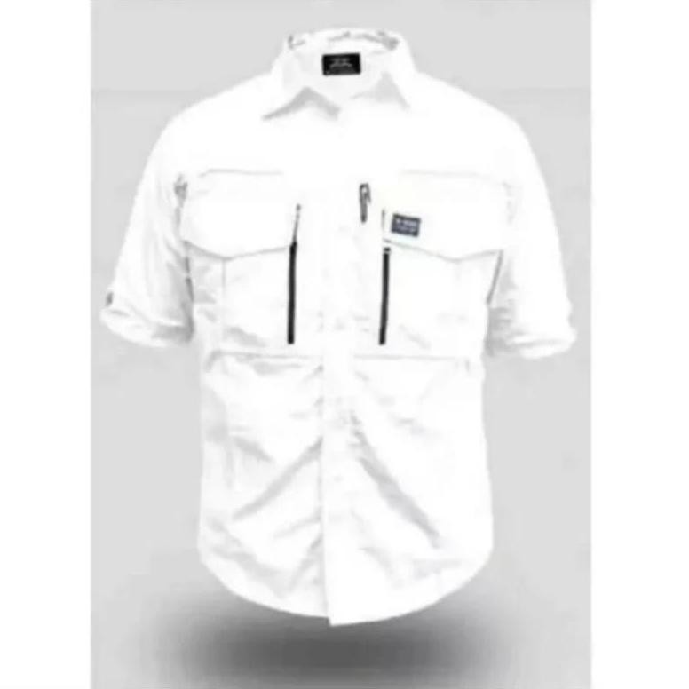 Baju Kemeja Tactical Pria Lapangan Outdoor Putih Pdl Baju Kerja Proyek Wtac W Tac