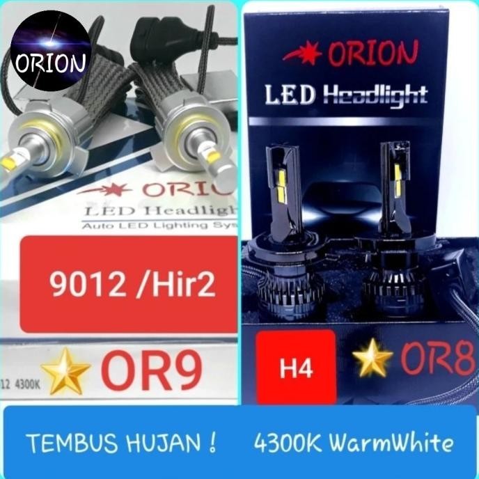 Super Terang Premium Led Lampu Utama Mobil H4 *H7*H8/11/16 Warm White