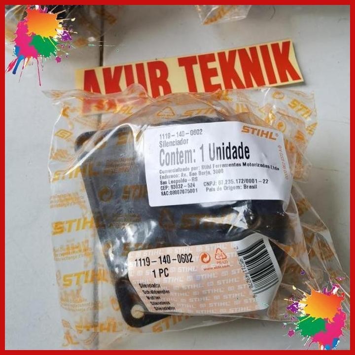 (T88) MUFFLER ASSY KNALPOT SENSO STIHL MS 382 STIHL ASLI ORIGINAL