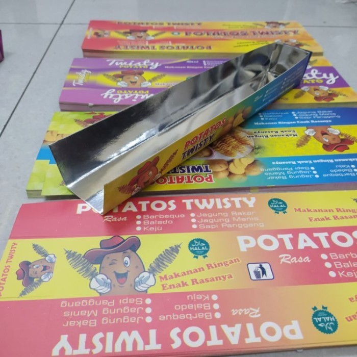 Kertas Dan Plastik Kentang Kertas Kentang Spiral Kertas Kentang