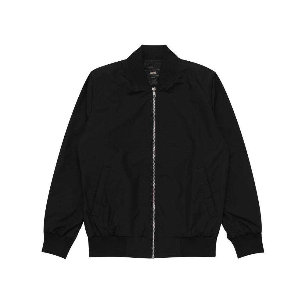 Jaket Pria Distro Keren Bomber Canvas Cale Black