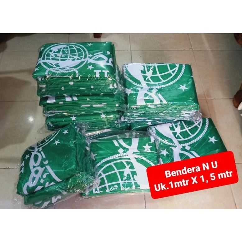 GH Bendera NAHDLATUL ULAMA ( NU) ( SEMI JUMBO) Uk.100x150cm TERLARIS