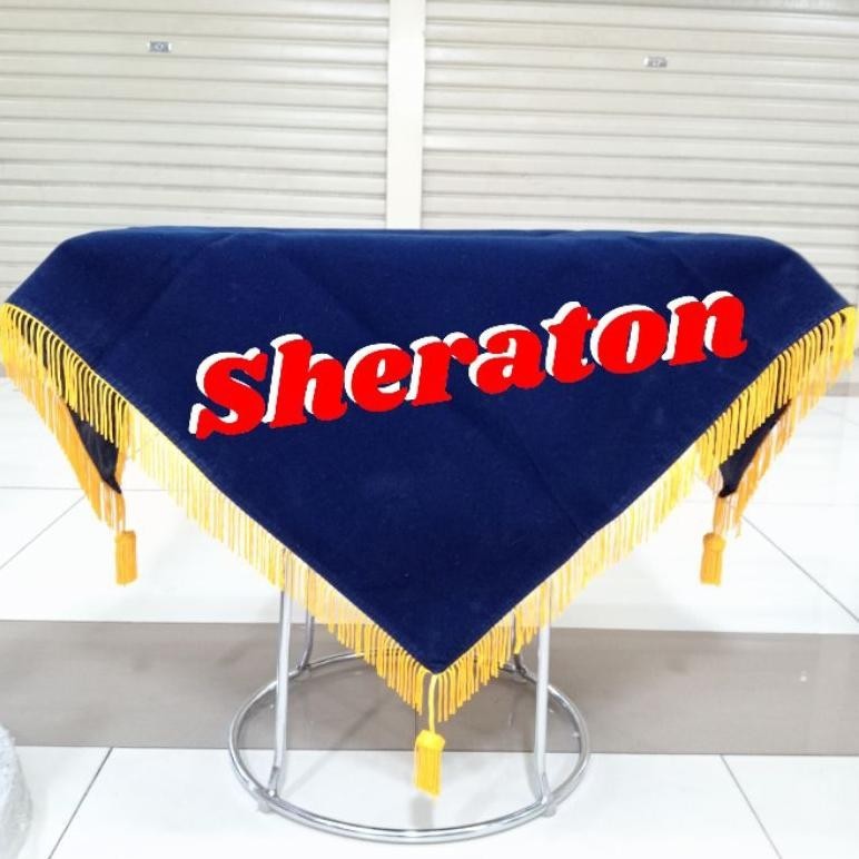 GH alas baki paskibra alas baki upacara bendera polos warna biru Dongker TERLARIS