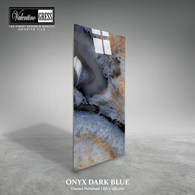 granit 60x120 onyx dark blue motif marmer by valentino gress TMS