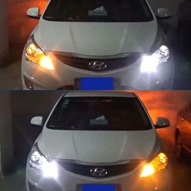 DRL + SEIN LED T20 7440 WHITE YELLOW PUTIH KUNING