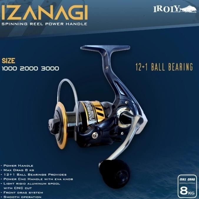 Reel Iroly Izanagi 12+1BB Power Handel