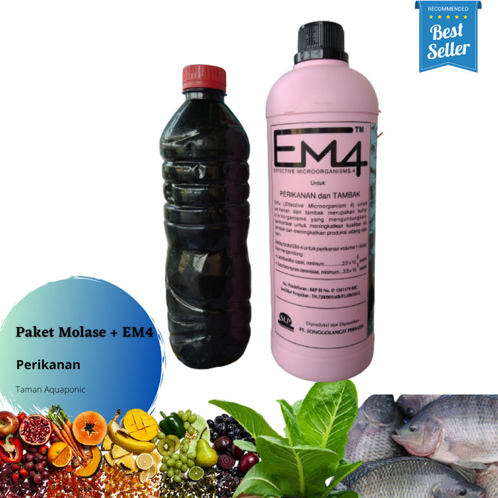 Paket Molase Dan Em4 Pertanian Perikanan Limbah Peternakan