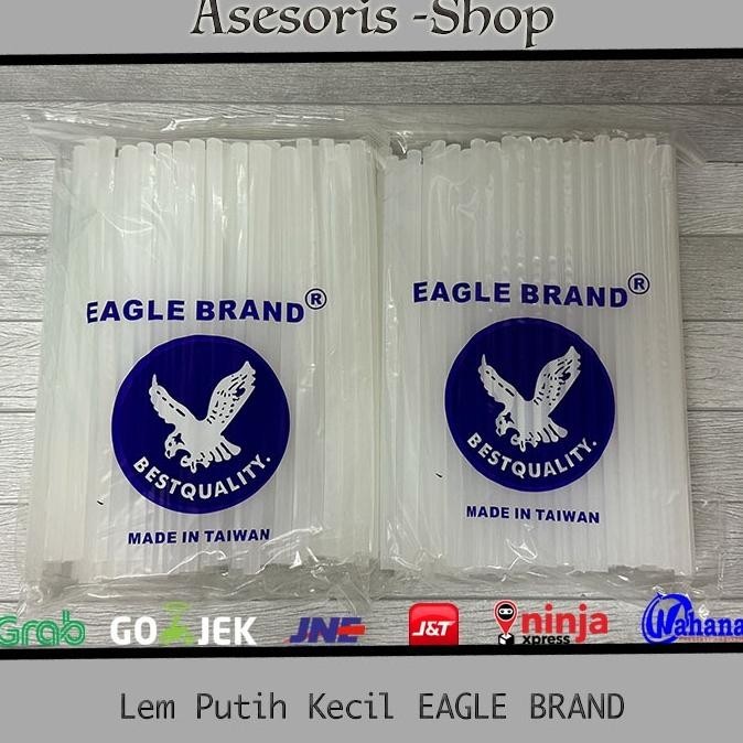 

re-65 Isi Lem Tembak Putih EAGLE Brand | Lem Putih KECIL merk EAGLE | Lem Putih BESAR merk EAGLE 1KG Murah