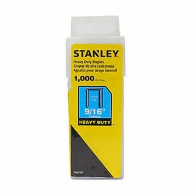 

Isi Refill staples stanley 9/16" - 14mm ( TRA709T ) heavy duty 1000pcs