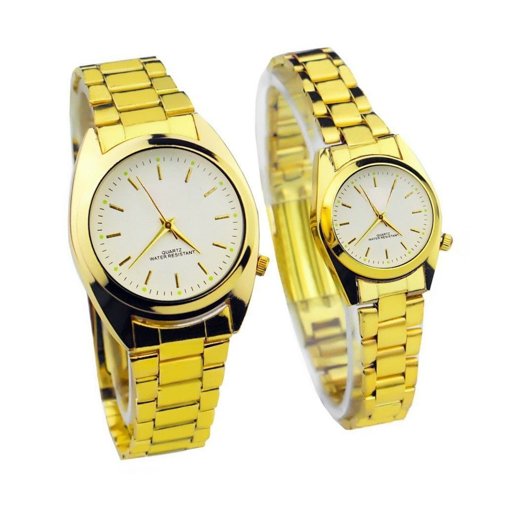 BEST SELLER PA COD JAM TANGAN COUPLE MURAH 5 RANTAI PREMIUM GROSIR ARLOJI SK002
