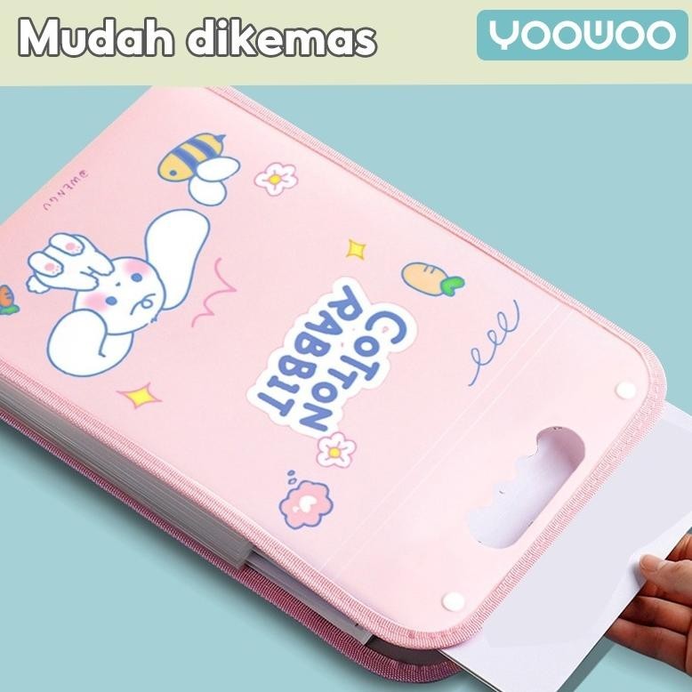 

YooWoo File Organizer / penyimpanan berkas / folder portable / tempat kertas ujian